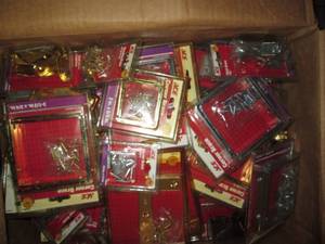 lot 701 image: Box filled with assorted braces, br...