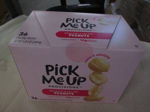 lot 707 image: 36 Pouches of roasted salted peanut...