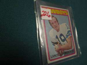 lot 112 image: Dan Marino card...