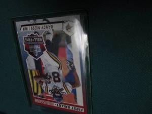 lot 116 image: Score Randy Moss card...