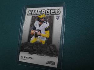 lot 120 image: J. J. McCarthy card...