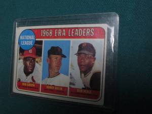 lot 126 image: 1968 Era Leaders card...