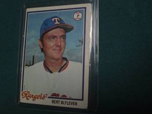 lot 128 image: Bert Bluven card...