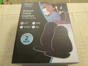 lot 782 image: 2 Homedics heated travel cushions...