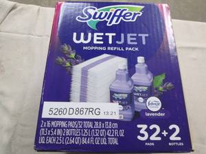 lot 787 image: Swiffer wet jet refill pack with 2 ...