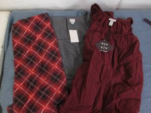 lot 668 image: Large ladies skirt, dress, and nice...