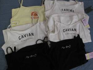lot 685 image: 6 womens small tank tops...