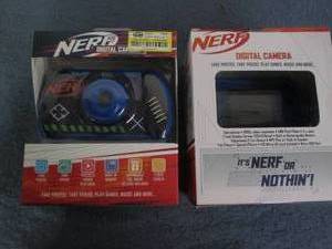 lot 835 image: 2 NERF digital cameras for kids...