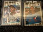 Gary Sheffield And Randy Johnson Rookie Cards