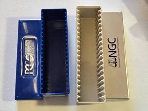 lot 13 image: PCGS and NGC Coin Storage Boxes