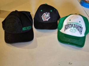 lot 44B image: Reebok and Top of the World University of North Dakota Hockey Caps