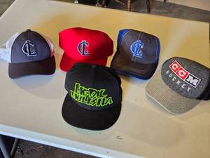 lot 44I image: Various Hats Metal Mulisha, CCM Hockey, LC