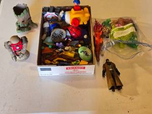 lot 159 image: Lot of Assorted Toys and Action Figures Including Groot and Character Figures