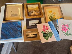 lot 185 image: Collection of Framed Artwork and Paintings