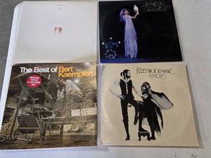 lot 217 image: Lot of Vinyl Records Including Fleetwood Mac, Stevie Nicks, Pet Shop Boys, and Bert Kaempfert Records