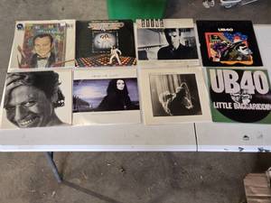 lot 222 image: Lot of Vinyl Records Featuring UB40, Sting, and U2, Plus Others Including Saturday Night Fever Soundtrack and Dead or Alive