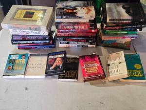 lot 240 image: Lot of Books and Audiobook Cassettes Including Sociological Textbook and Self-Help Titles