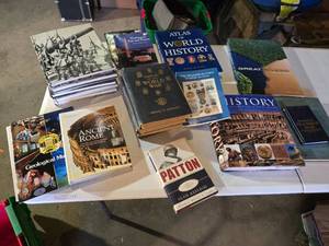 lot 241 image: Collection of History and Geography Books Including Atlas of World History, Ancient Rome, and History of the World War by Frank H. Simonds