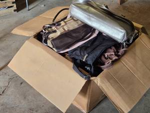 lot 274 image: Large Box of Assorted Handbags and Purses