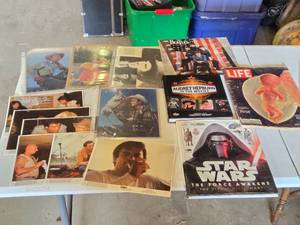 lot 284 image: Collection of Movie Memorabilia and Books including The Beatles, Audrey Hepburn, and Star Wars Visual Dictionary