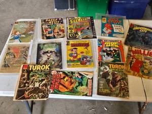 lot 298 image: Collection of Vintage and Modern Comic Books including Turok, Iron Man, and Beauty and the Beast and More