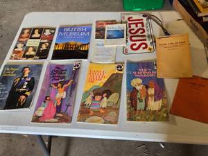 lot 407 image: Collection of Books and Religious Items including British Museum Guide, The Six Wives of Henry VIII, and More