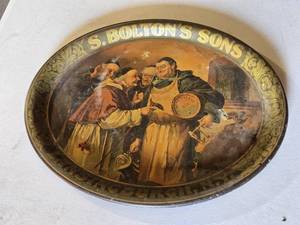 lot 413 image: S. Boltons Sons Brewing Tray Lansingburgh, N.Y.