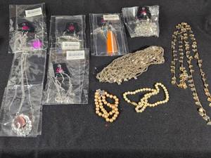 lot 324 image: Assorted Paparazzi Jewelry Lot and Other Necklaces