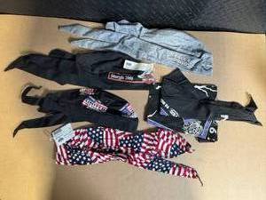 lot 26 image: Harley-Davidson Scarves - Patriotic USA Flag Prints