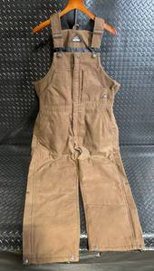lot 47 image: Ridgecut Toughwear Short Bib Overalls - Brown Duck Canvas Workwear