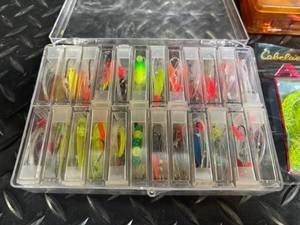 Cabela's Fishing Lure Tackle Lot - Spinnerbaits, Spoons, Soft Plastics & Jigs