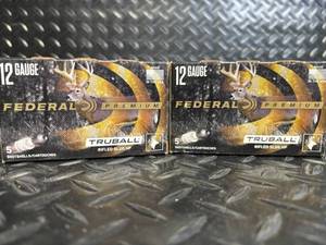 lot 125 image: Federal Premium TruBall Rifled Slug HP 12 Gauge - 2 Boxes of 5 (10 Rounds)
