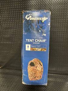 lot 161 image: Ameristep Tent Chair Ground Blind - 1 Person Hunting Capacity Camouflage