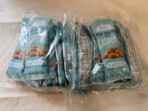 lot 25 image: 3x 8pk Sea Salted Whole Cashews