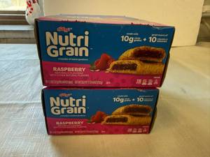lot 119 image: 2x 16ct Nutri Grain Bars-Raspberry