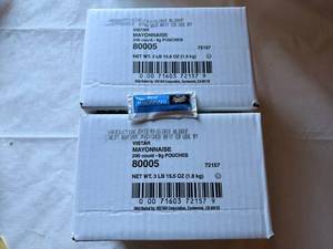 lot 138 image: 2x 200ct Vistar Mayonnaise