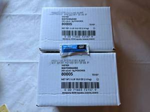 lot 139 image: 2x 200ct Vistar Mayonnaise