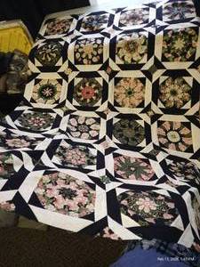 Unfinished Quilt Top w/ Directions, Extra Pieces & Templates