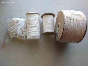 lot 5 image: (5) Rolls of Cotton Cording, Binding, Elastic Edging