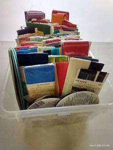 lot 38 image: Bin of New Trim & Binding