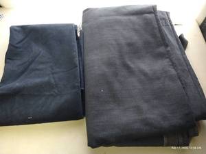 lot 47 image: (4) One Yard Corduroy Fabric Cuts