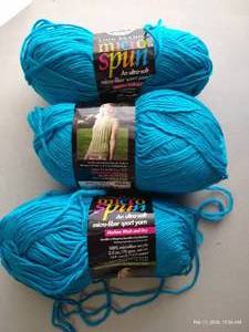 lot 56 image: (3) Skeins Lion 100% Microfiber Yarn