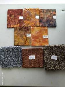 lot 69 image: Batiks & Moda Scapes Cottons