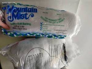 lot 84 image: Poly-fill & Batting