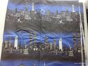 lot 107 image: 2.5 Yards City Scape Cotton Fabric