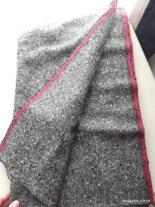 lot 137 image: Three Yards Heavy Woven Wool Blanket- Style Material, 60 Wide