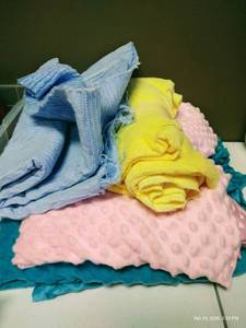 lot 149 image: Baby Fabrics Minky, Terry Cloth, Etc