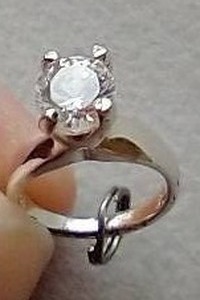 lot 175 image: 925 Silver Ring Charm