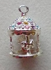 lot 176 image: Silver Carousel Charm