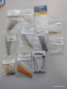 lot 190 image: Headpins & Eye Pins